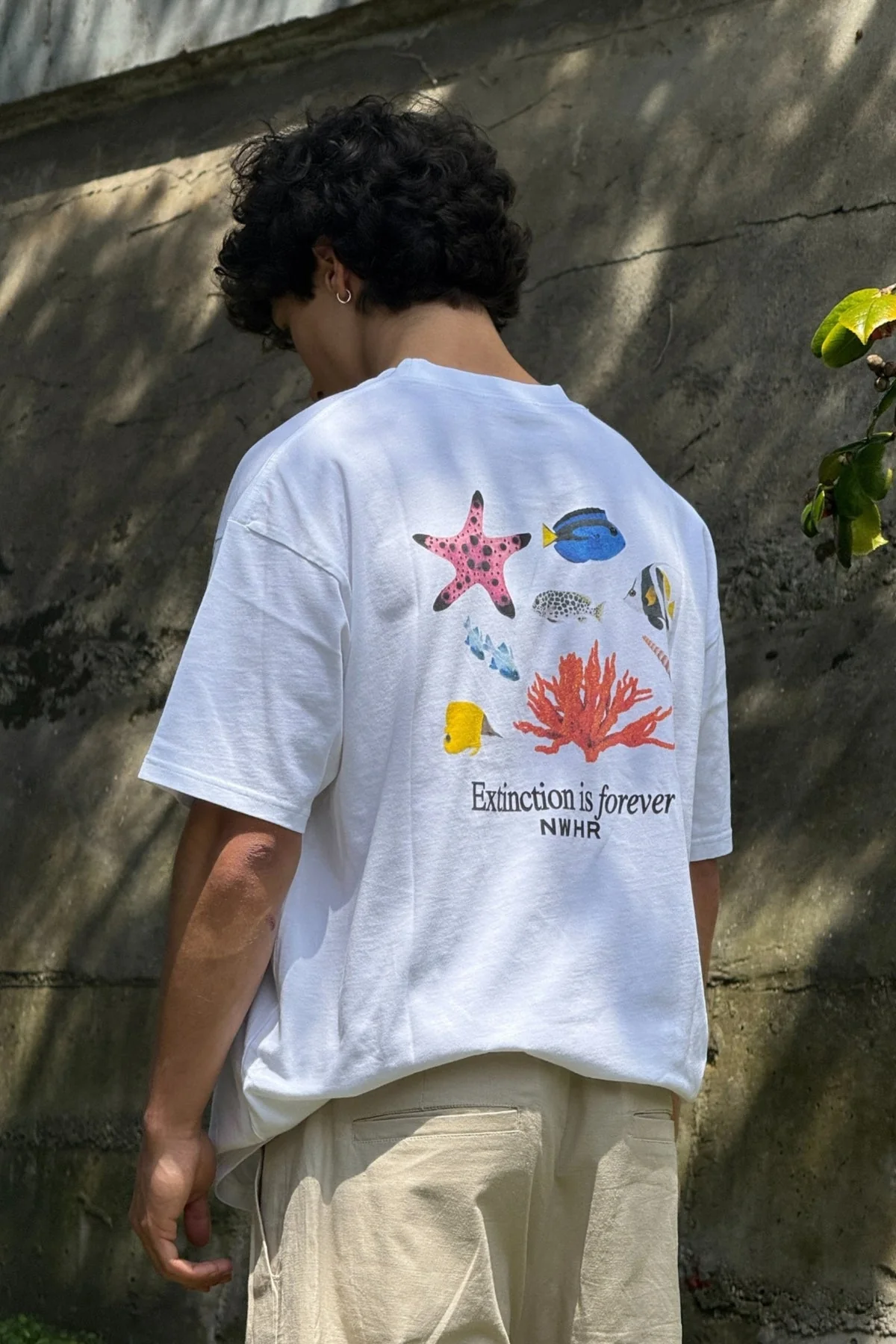 Nwhr Extinction Is Forever T-Shirt White - Image 5