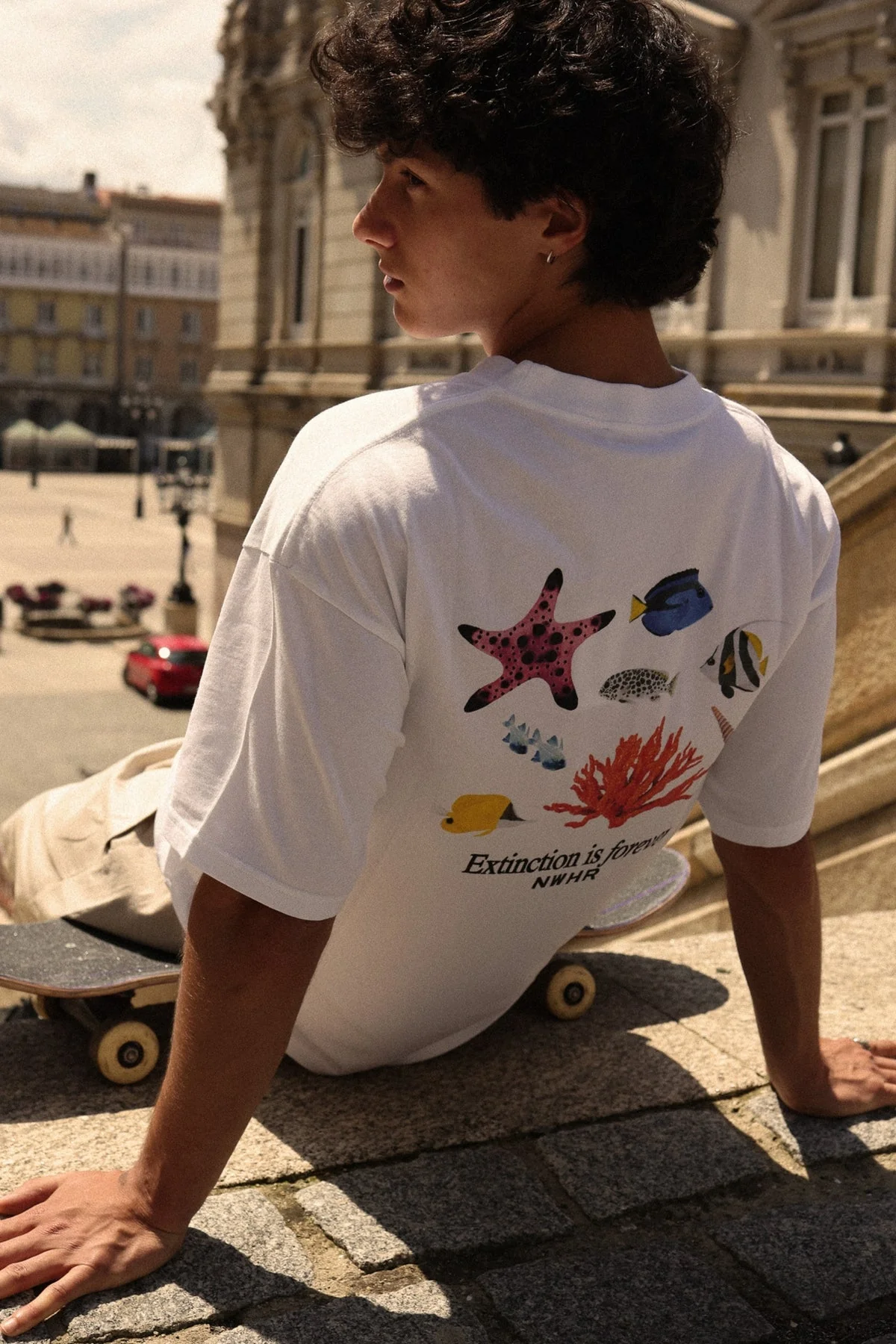 Nwhr Extinction Is Forever T-Shirt White - Image 7