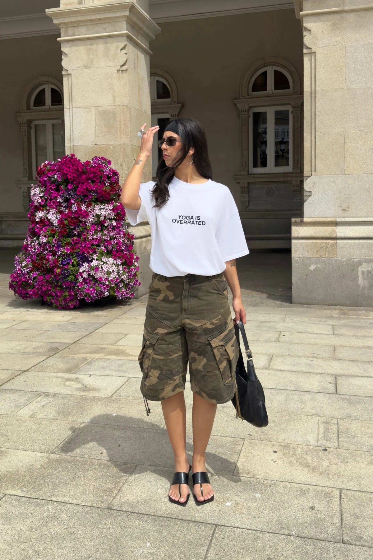 Nwhr Yoga Is Over Rated T-Shirt White - Image 6