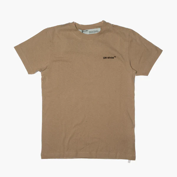 Off White 3D Arrows Tee Olive - Image 2