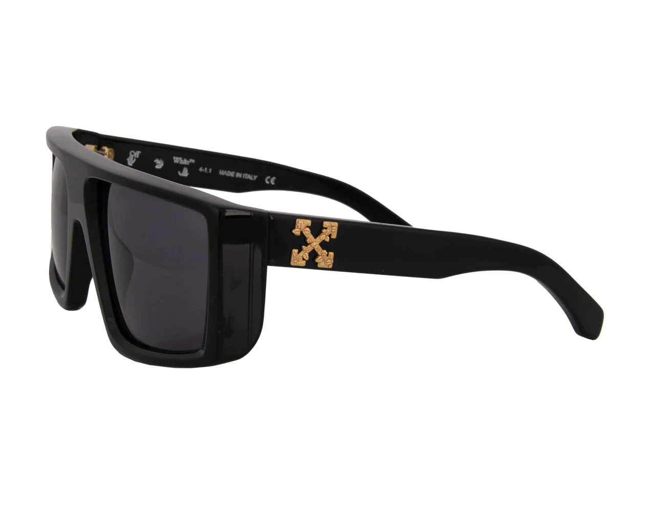 Off White ALPS Oversize Sunglasses Black Dark Gray - Image 3