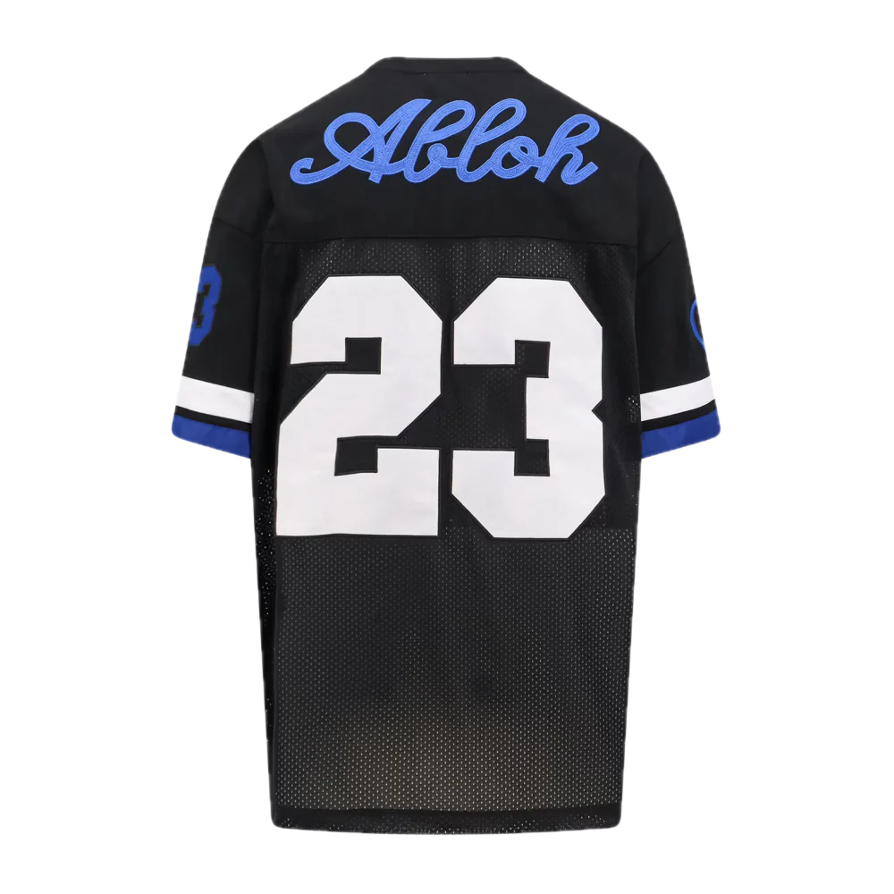 Off-White Football Mesh S/S Tee Black White - Image 2