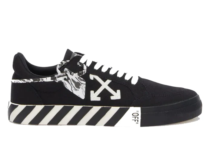 Off-White Low Vulcanized Sneakers Black-White