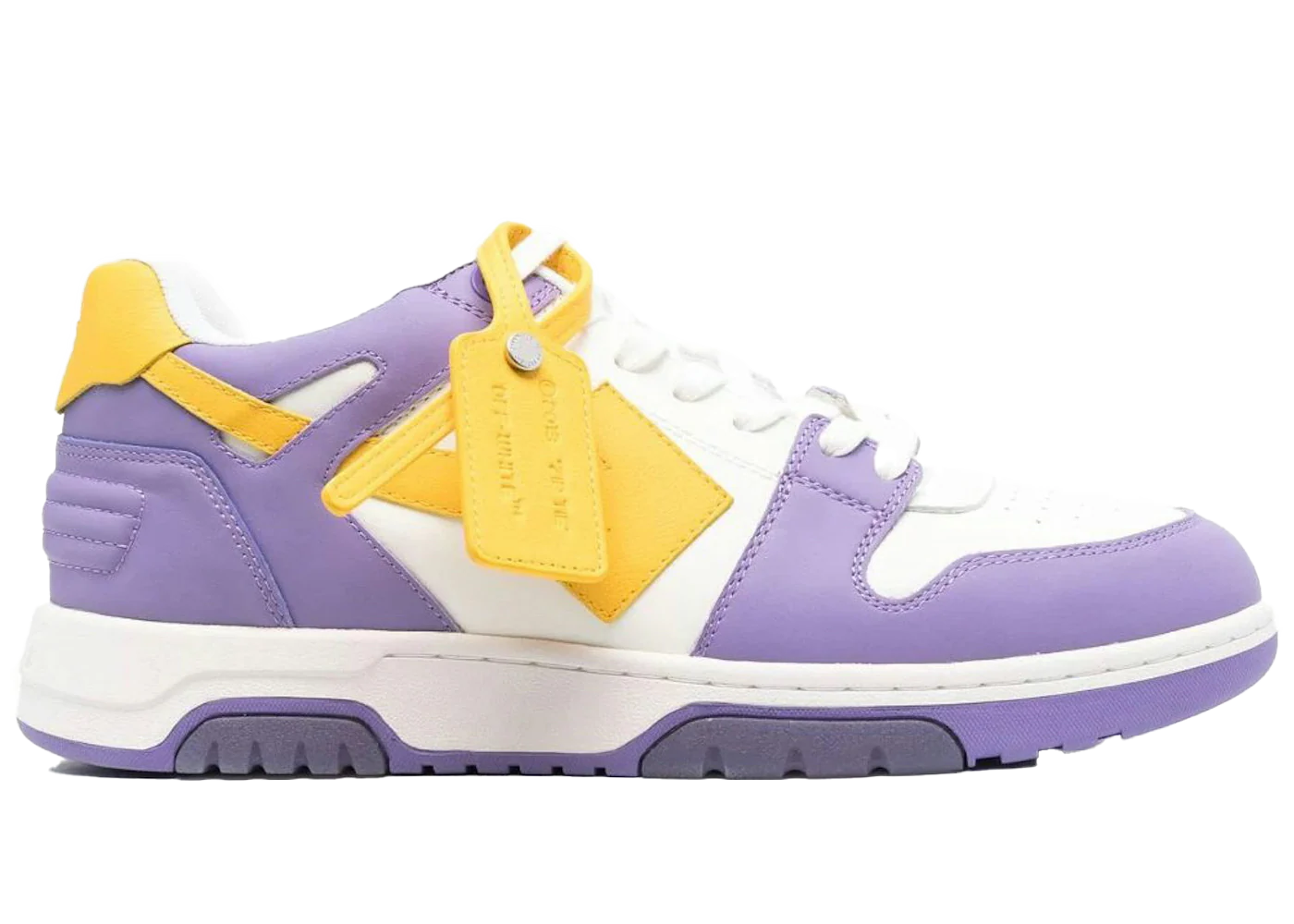 OFF-WHITE Out of Office Sneaker White Purple Yellow