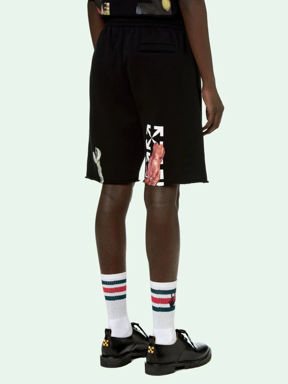 Off White Pascal Medicine Sweatshorts - Image 4