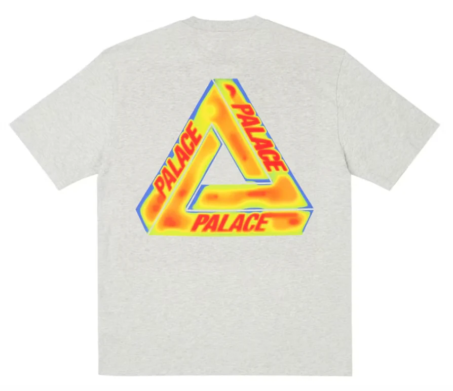 Palace Heat Sensi T-shirt Grey Marl