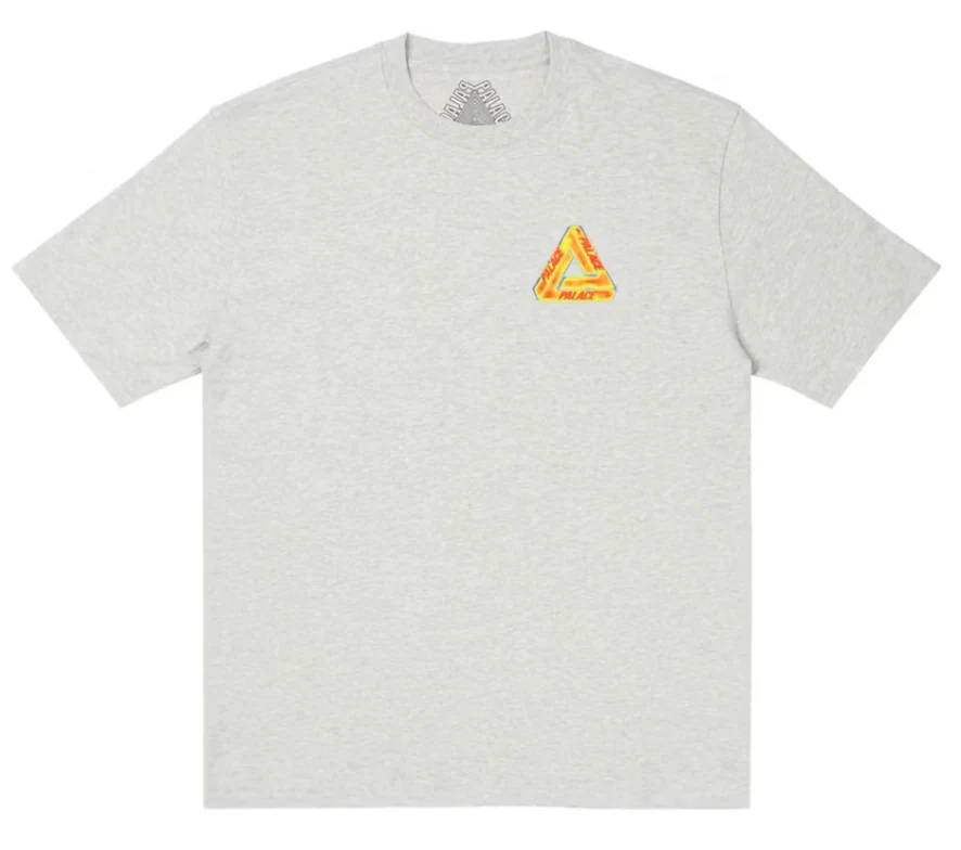 Palace Heat Sensi T-shirt Grey Marl - Image 2