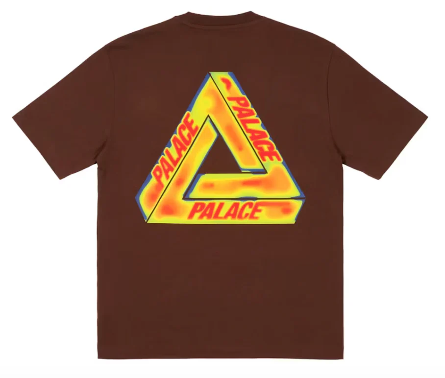 Palace Heat Sensi T-shirt Nice Brown
