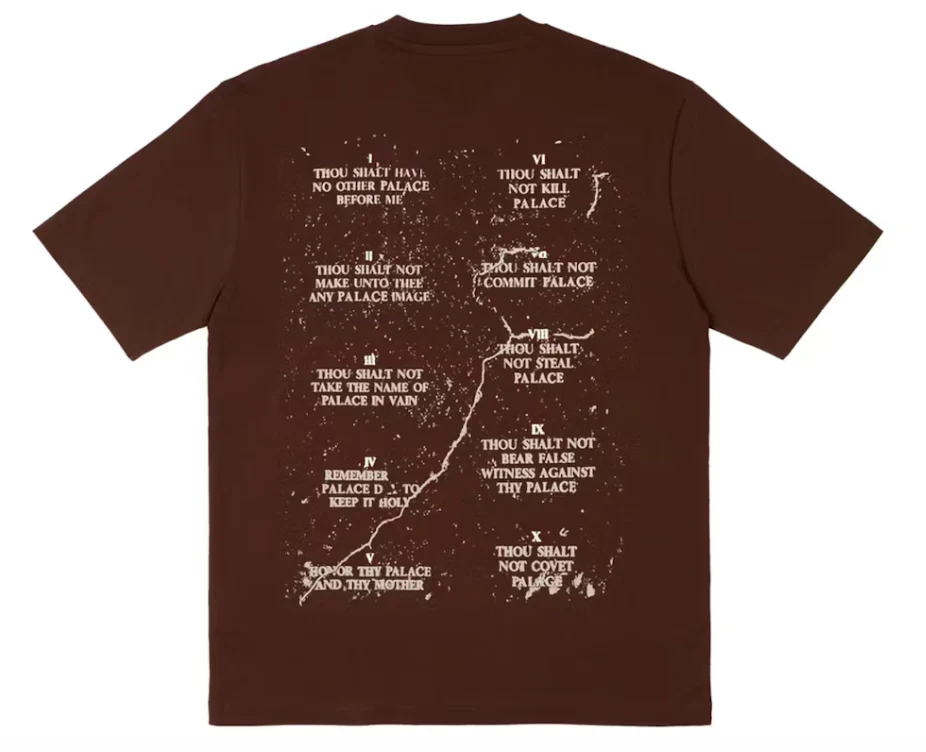 Palace Save Thyself T-shirt Nice Brown - Image 2
