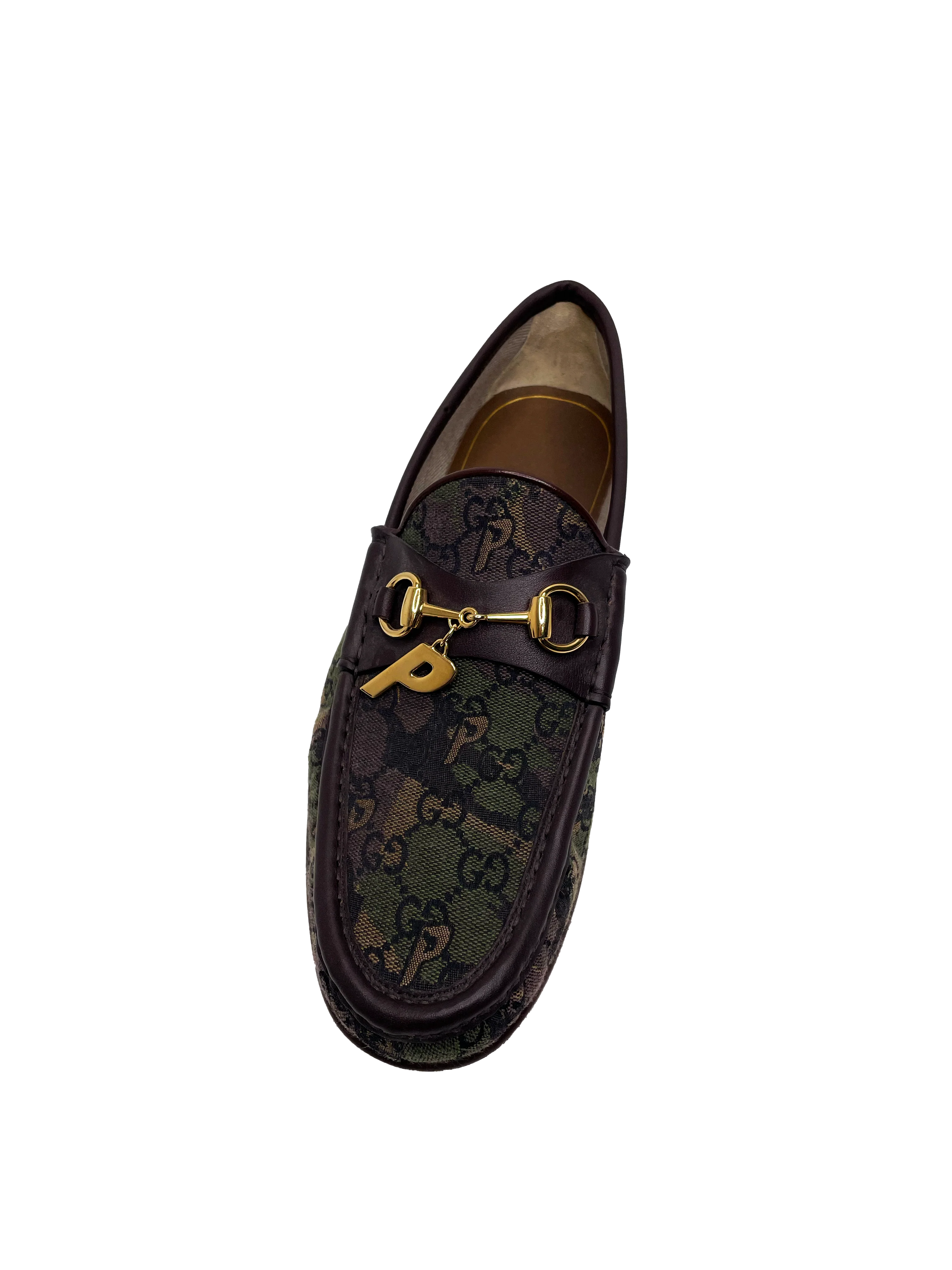 Palace x Gucci GG-P Canvas Horsebit P Charm Camoflauge - Image 2