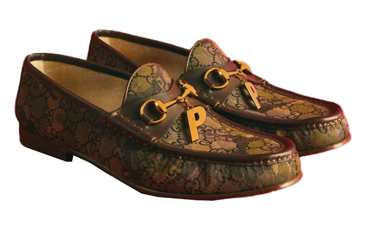 Palace x Gucci GG-P Canvas Horsebit P Charm Camoflauge - Image 3