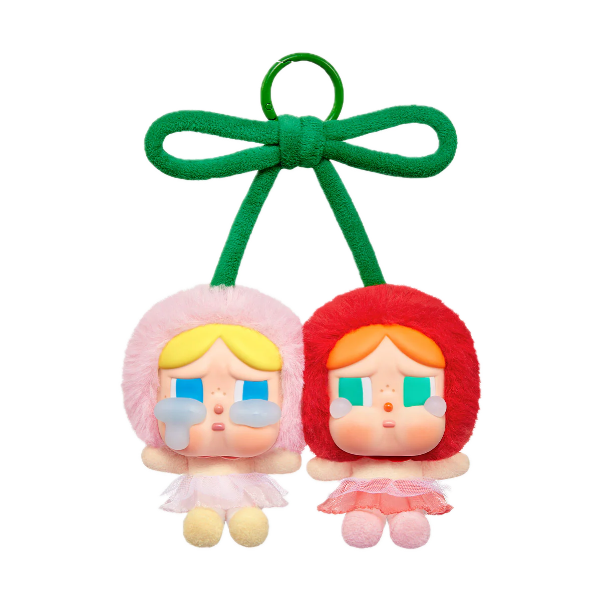 Pop Mart CryBaby Crying For Love Series (Love You Cherry Much) Vinyl Plush Hanging Card