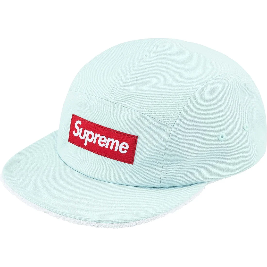 Supreme Reversible Terry Camp Cap Light Blue