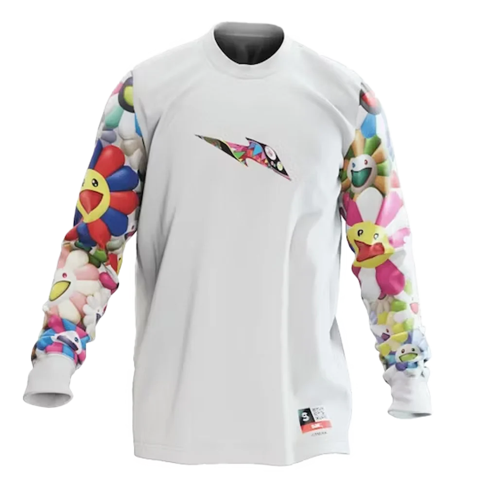 RTFKT CloneX Murakami Drip L/S T-shirt White/Multi