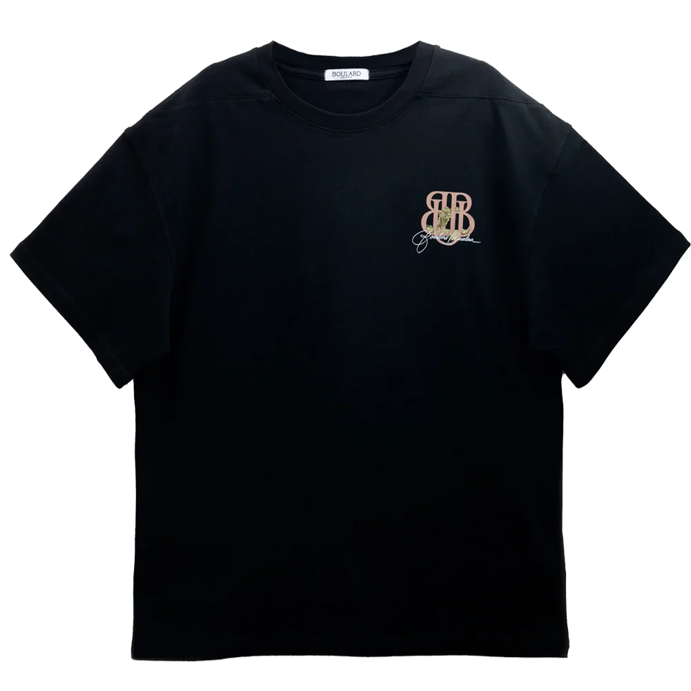 Ugo Boulard Short Sleeve Cotton T-Shirt Brown Portal