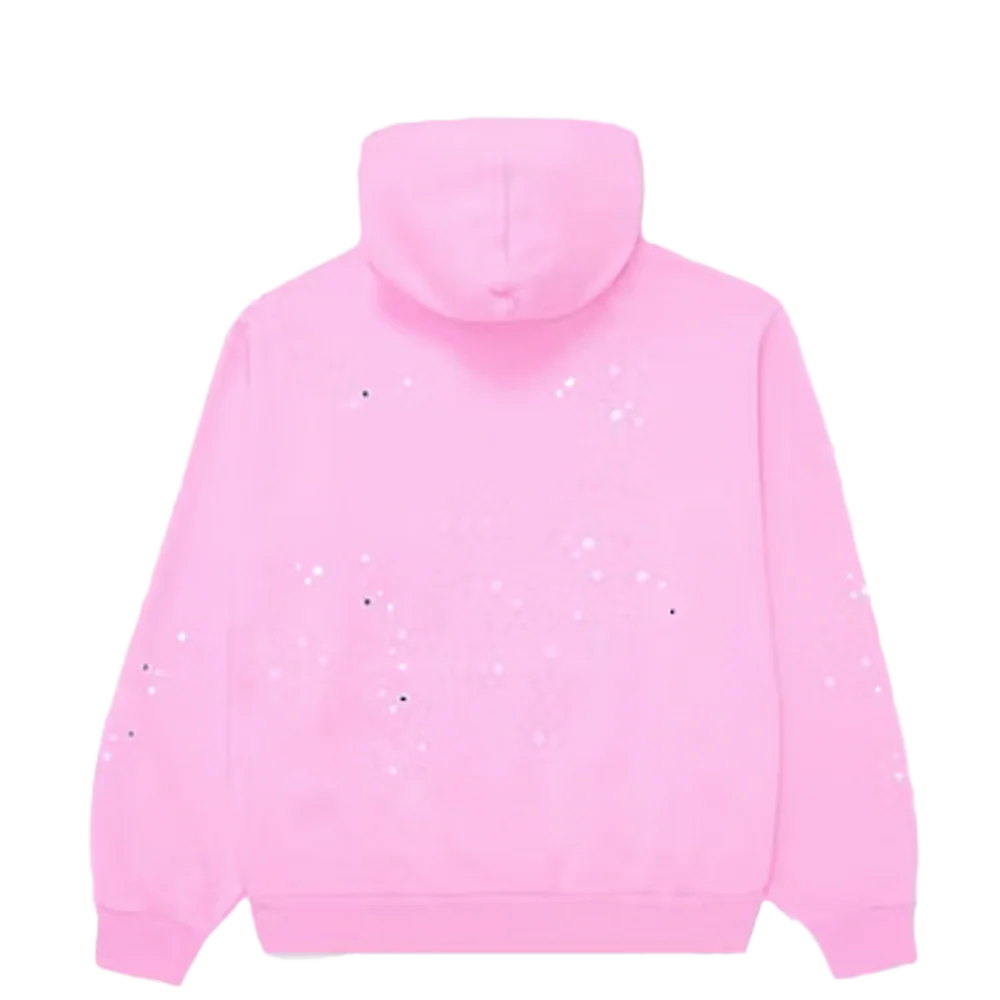 Sp5der Atlanta Hoodie Pink - Image 2