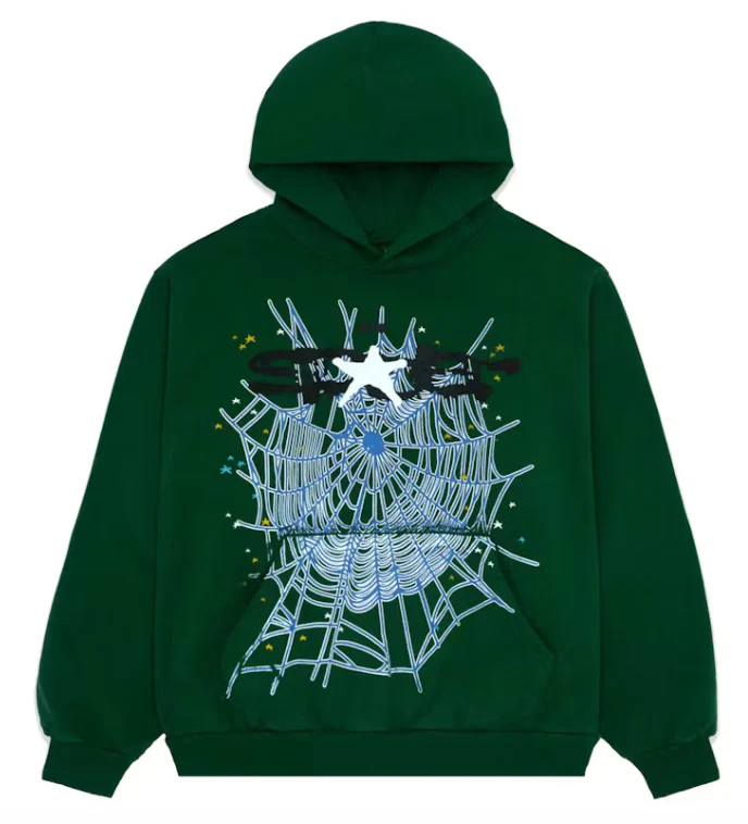 Sp5der Web Hoodie Hunter Green