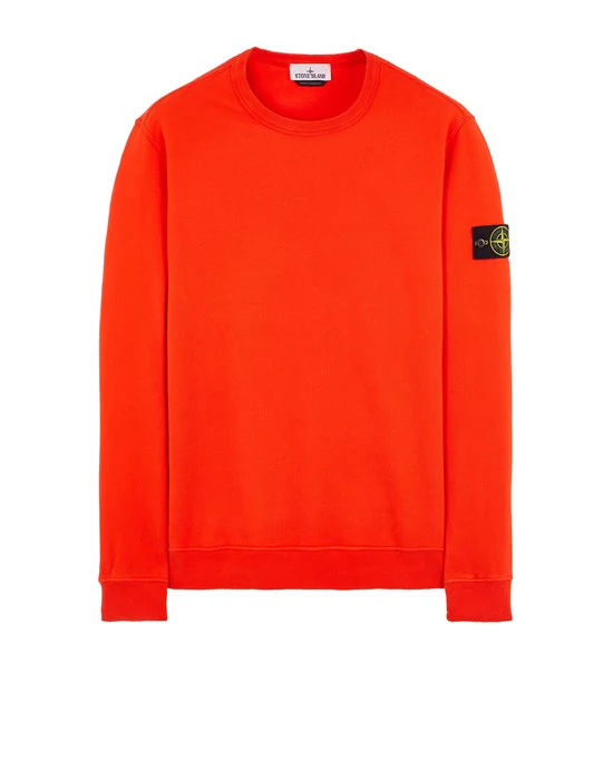 Stone Island Red Cotton Sweatshirt