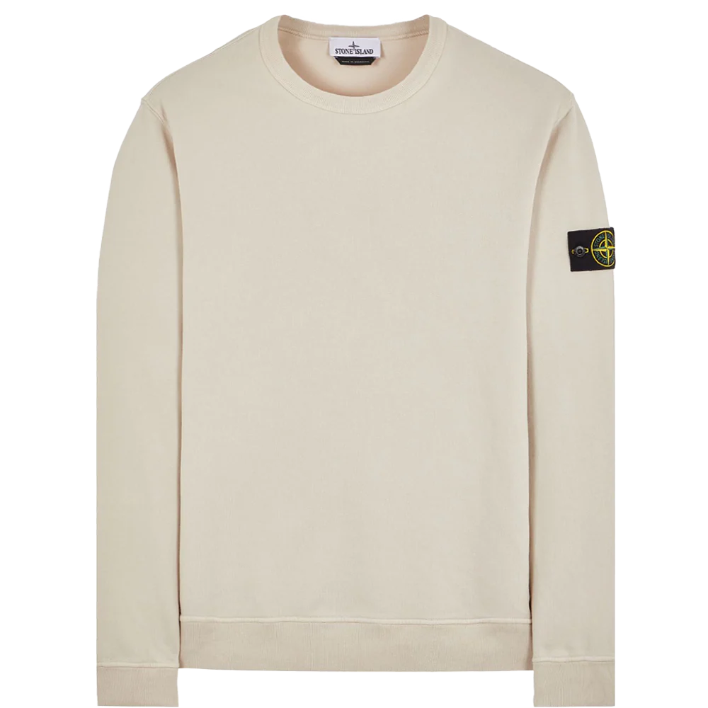 Stone Island Sand Cotton Sweatshirt