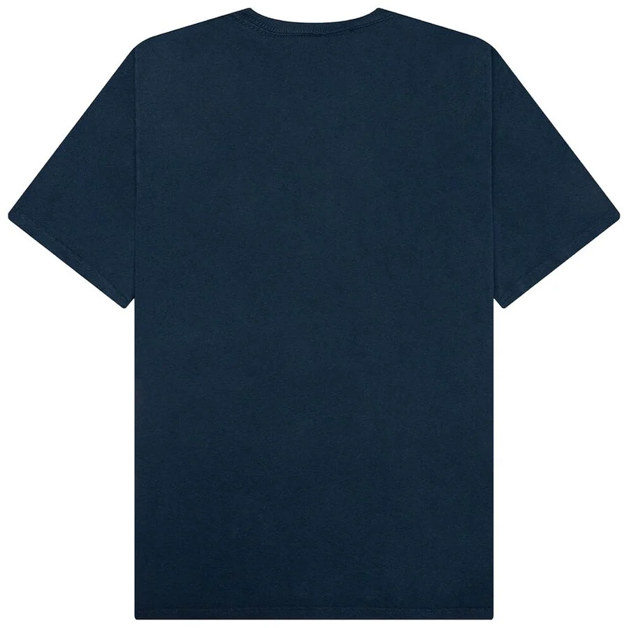 Stussy Arched Pigment Dyed T-Shirt Navy - Image 2