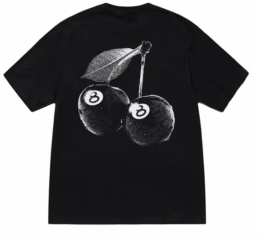 Stussy Cherries Tee Black