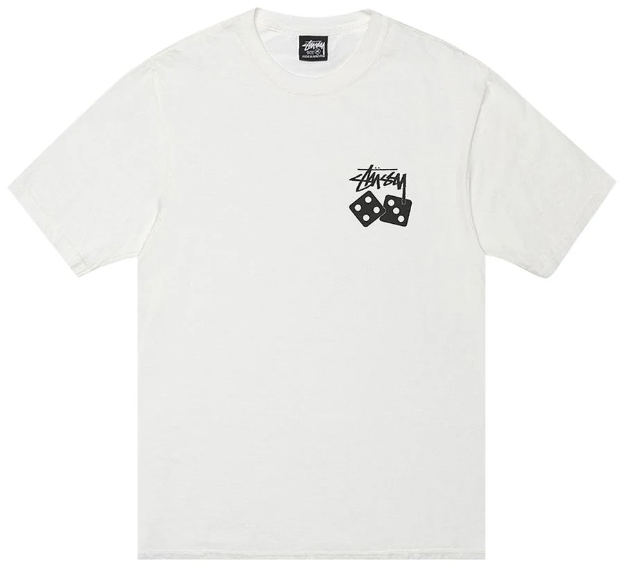 Stussy Dice Tee Pigment Dyed Natural - Image 2
