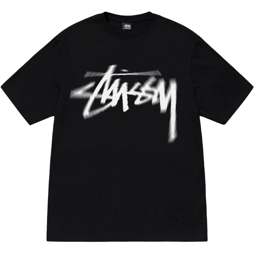 Stussy Dizzy Stock Tee Black