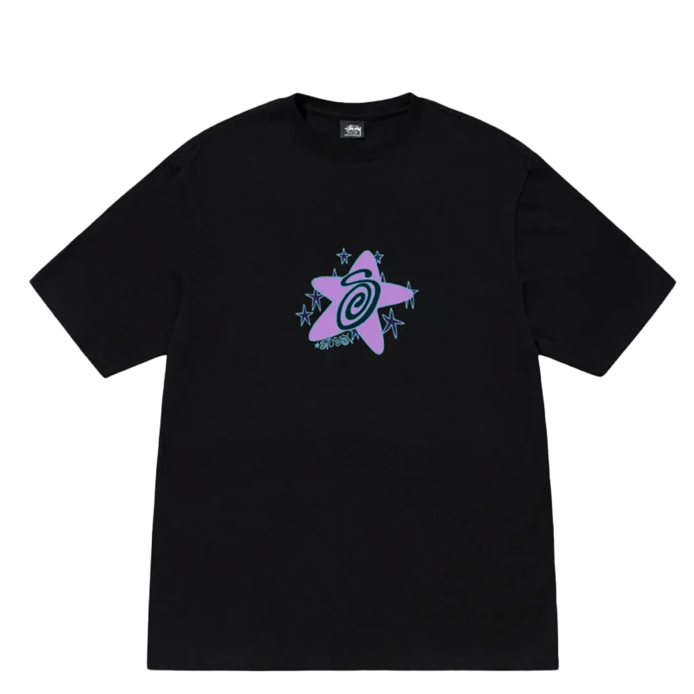 Stussy Galaxy Tee Black