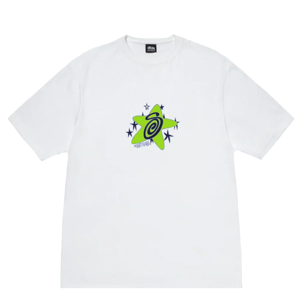 Stussy Galaxy Tee White