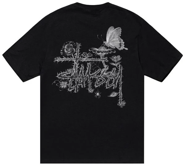 Stussy In Bloom T-Shirt Black