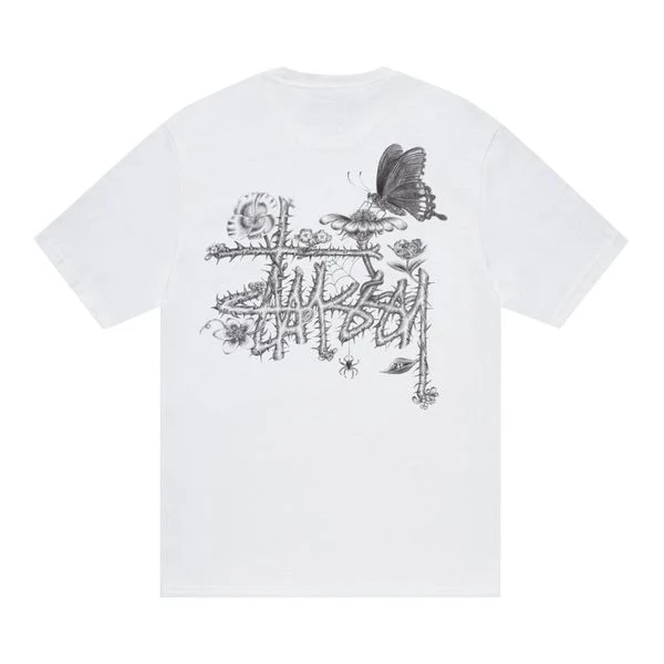 Stussy In Bloom T-Shirt White