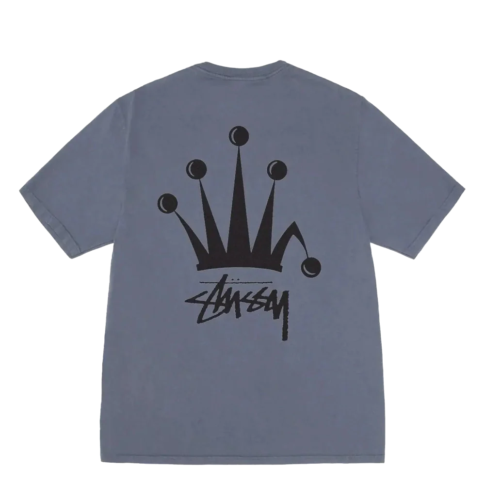 Stussy Regal Crown Pigment Dyed T-shirt Indigo