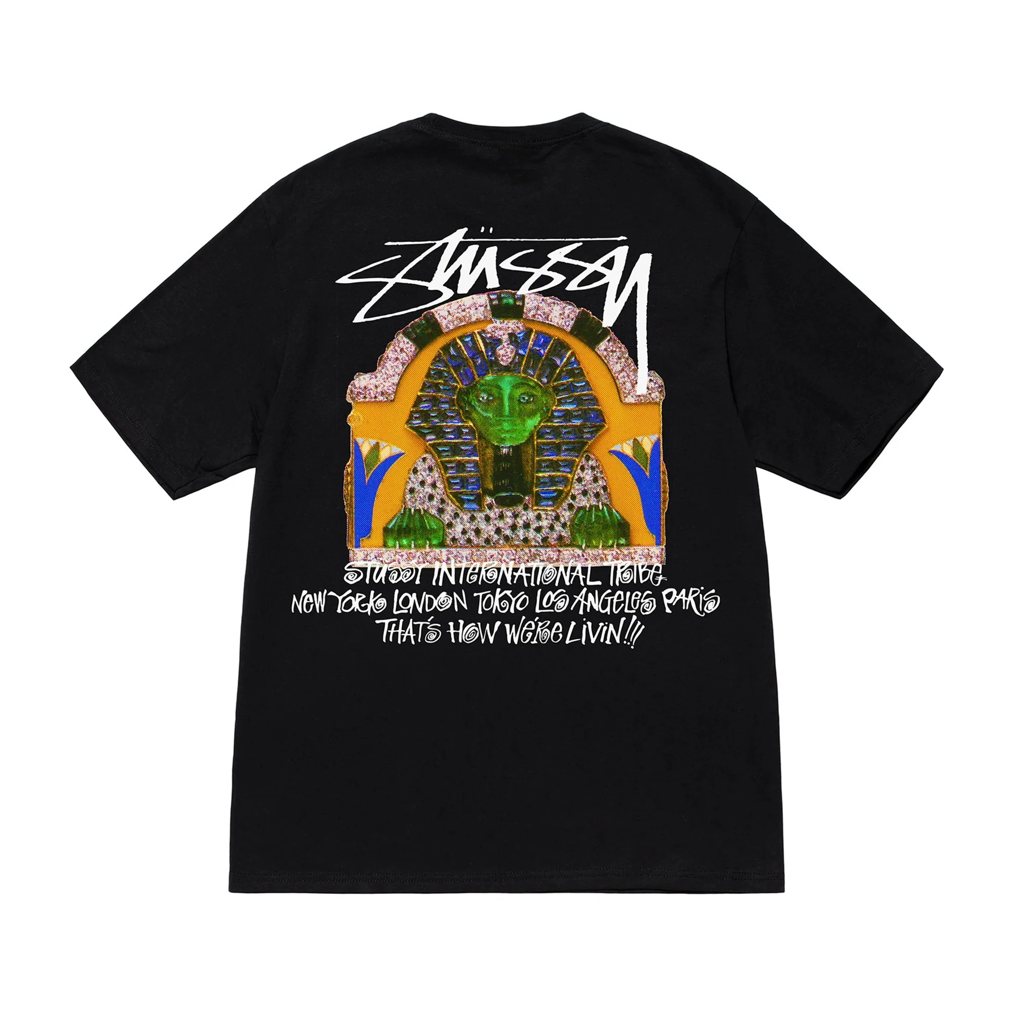 STÜSSY Sphinx Black Tee