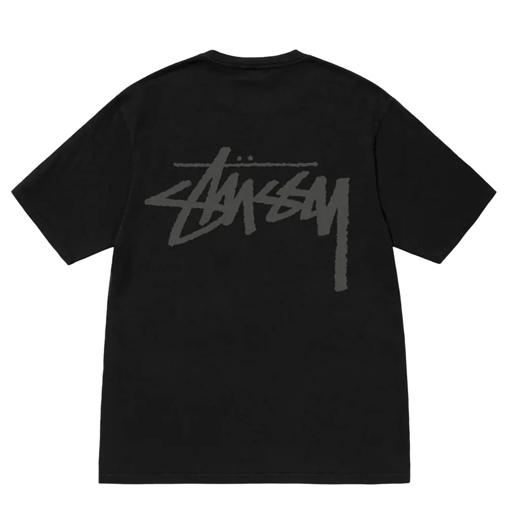 Stussy Venus Pigment Dyed Tee Black - Image 2