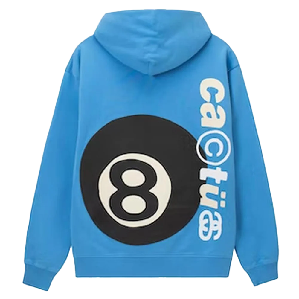 Stussy x CPFM 8 Ball Pigment Dyed Hoodie Blue