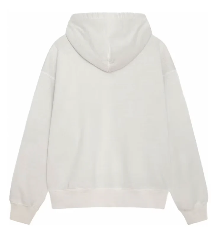 Stussy x Nike Pigment Dyed Fleece Zip Hoodie (SS24) Light Bone - Image 2