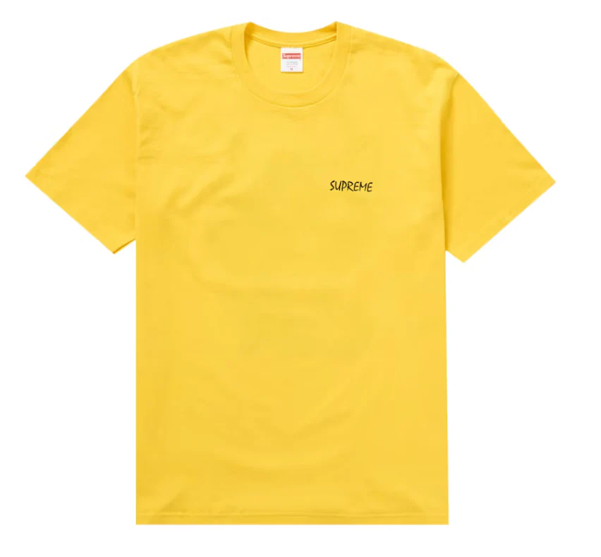 Supreme Black Cat Tee (SS24) Yellow - Image 2