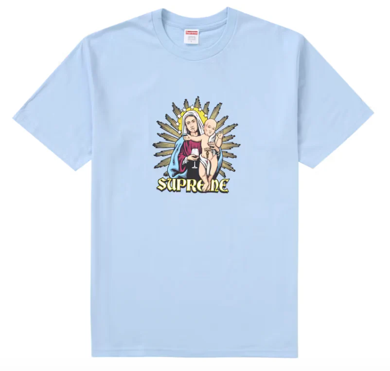 Supreme Blood Tee Powder Blue
