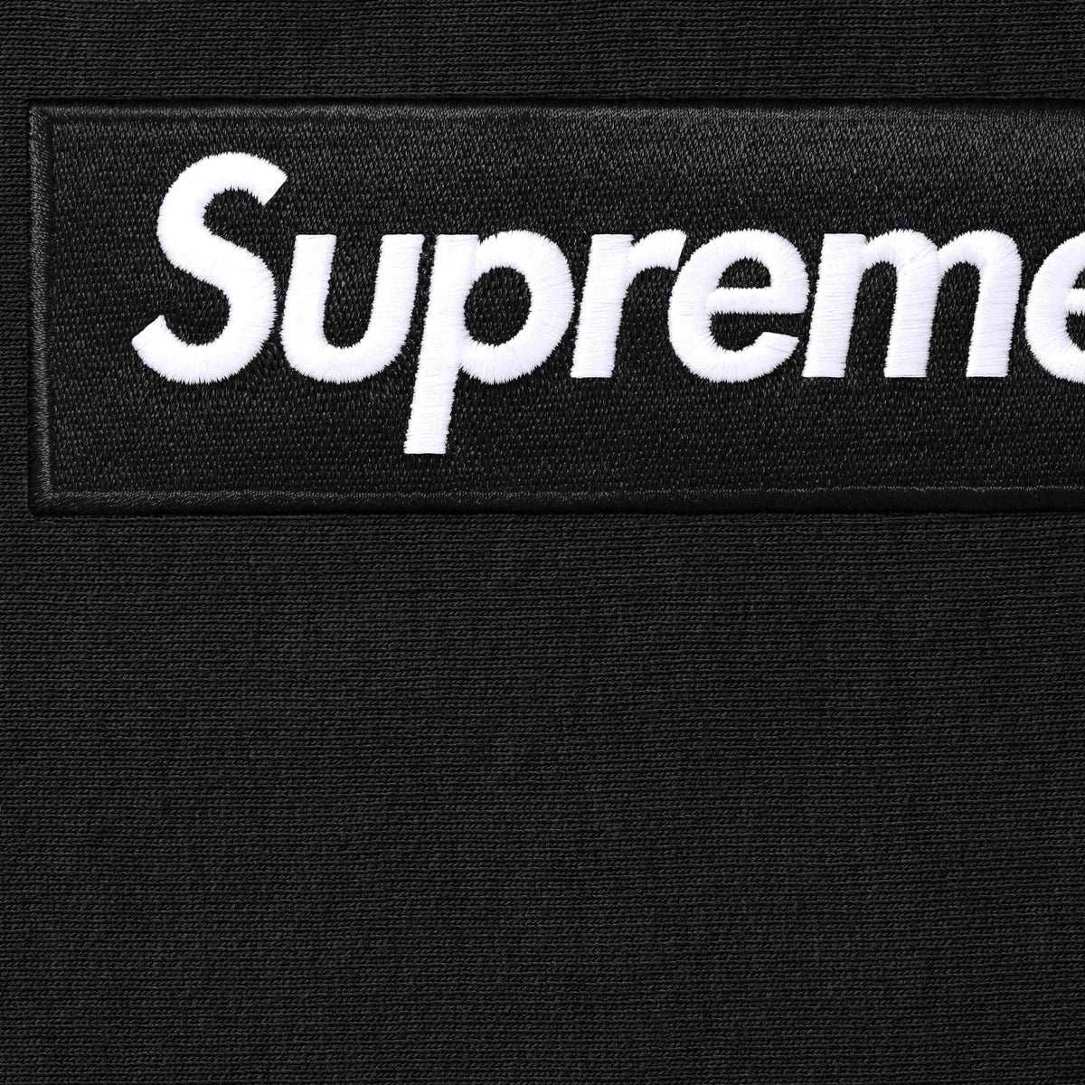 Supreme Box Logo Hooded Sweatshirt Black - Image 3