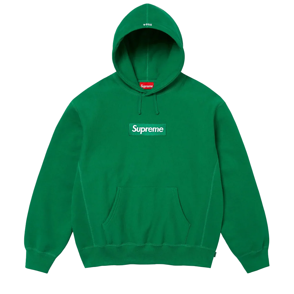 Supreme Box Logo Hooded Sweatshirt Sweatshirt (FW24) Green
