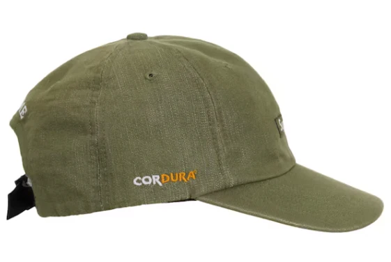 Supreme Cordura Denim Small Box 6-Panel Olive - Image 2