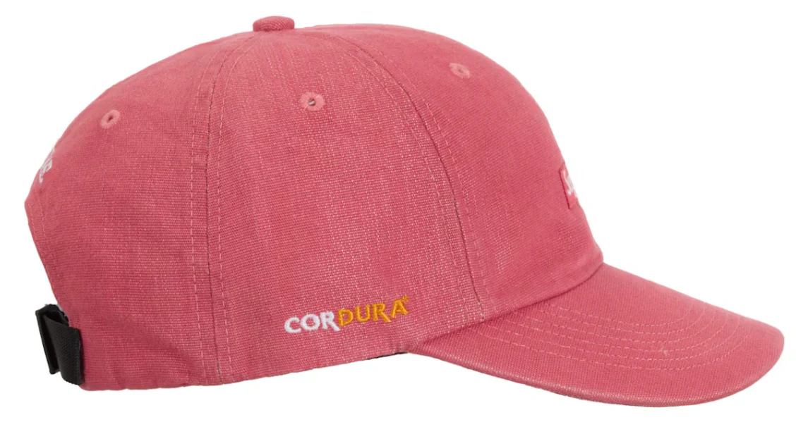 Supreme Cordura Denim Small Box 6-Panel Pink - Image 2