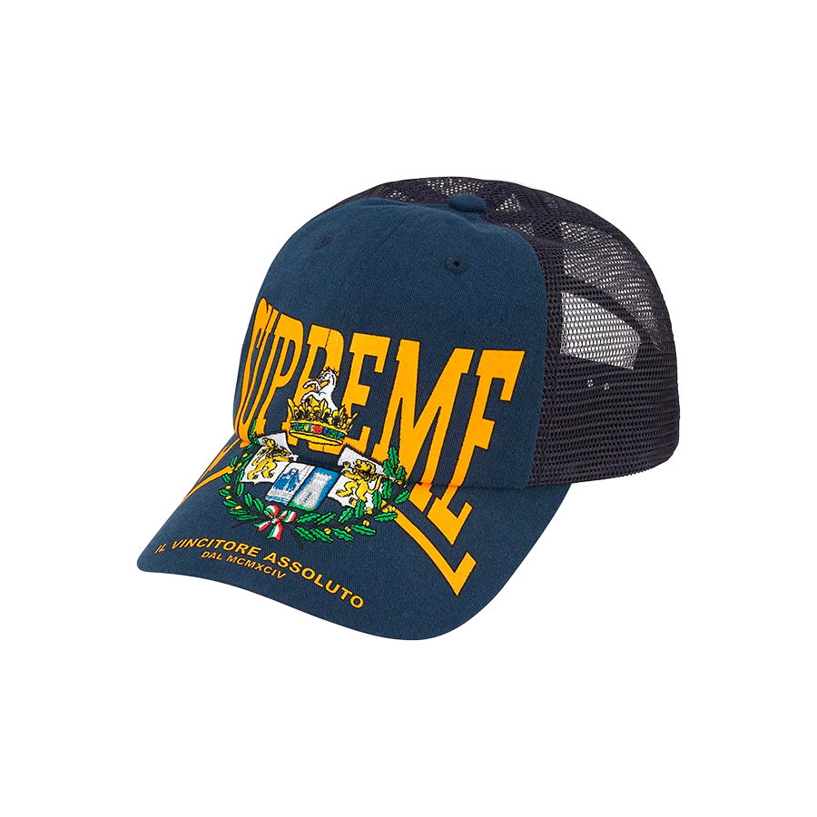 Supreme Crest Mesh Back 6-Panel Navy