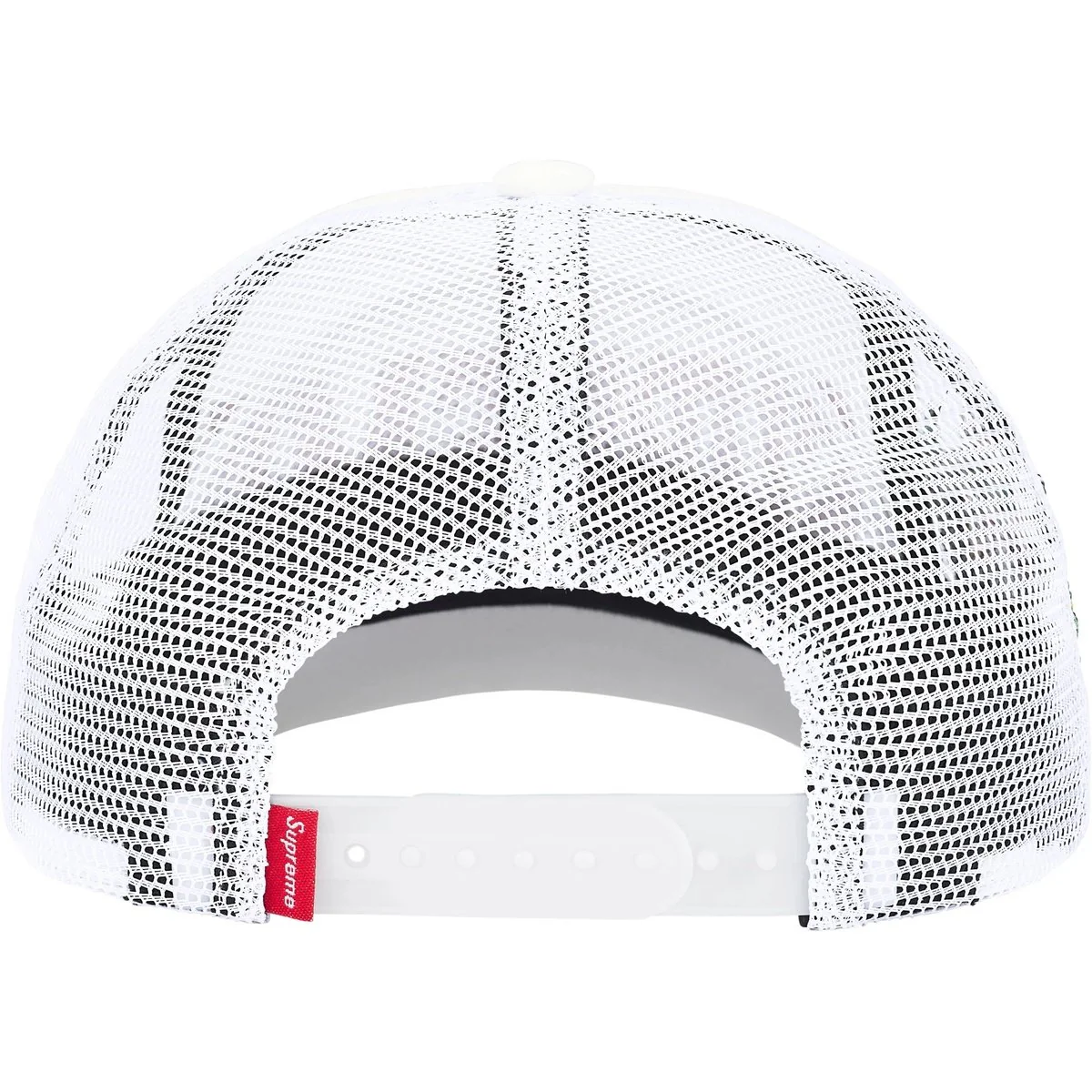 Supreme Crest Mesh Back 6-Panel White - Image 3