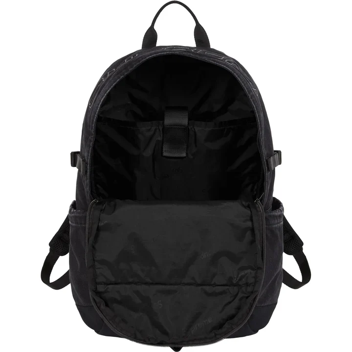 Supreme Denim Backpack Black - Image 3