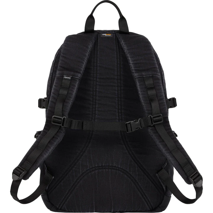 Supreme Denim Backpack Black - Image 4