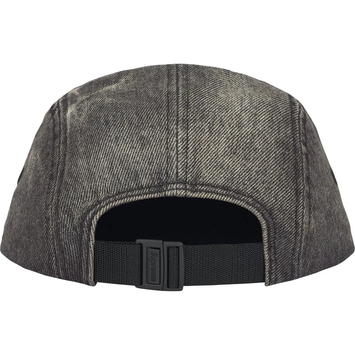 Supreme Denim Camp Cap Washed Black - Image 2