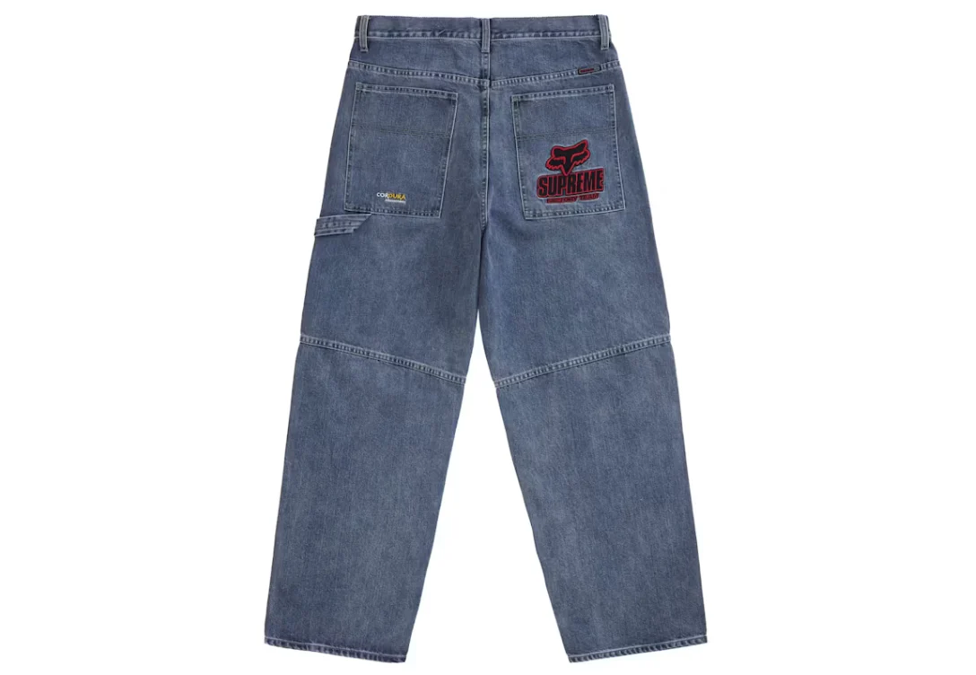 Supreme Fox Racing Cordura Baggy Jean Denim - Image 2