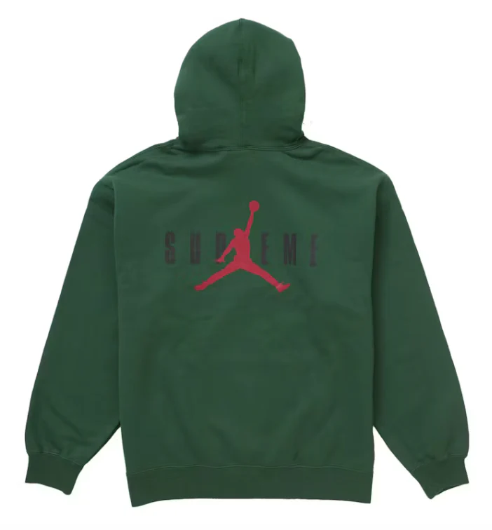 Supreme Jordan Hooded Sweatshirt (FW24) Green