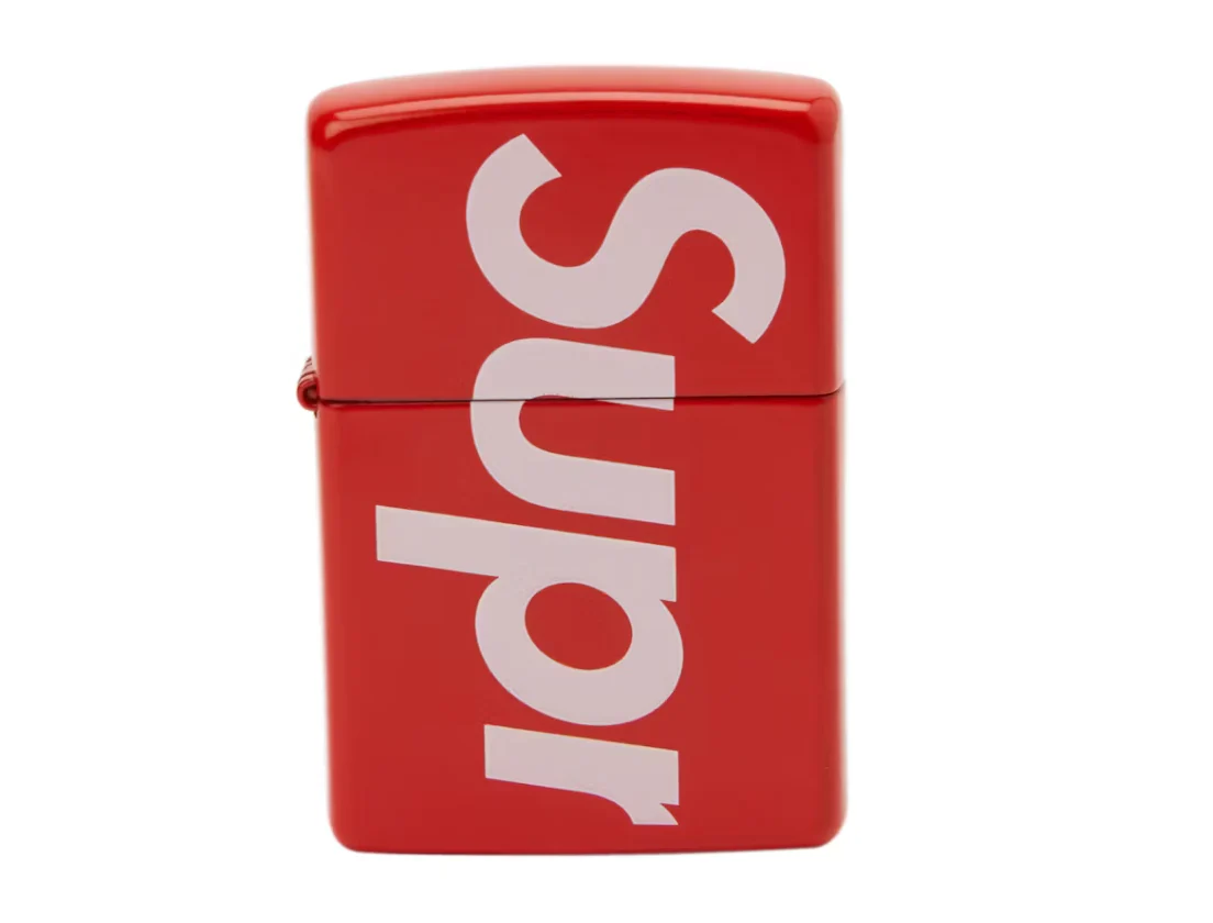 Supreme Logo Zippo Red - Image 2